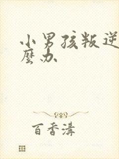 小男孩叛逆该怎么办