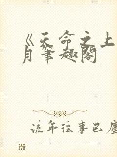 《天命之上》风月笔趣阁