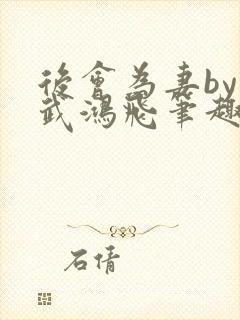 后会为妻by凤武鸿飞笔趣阁