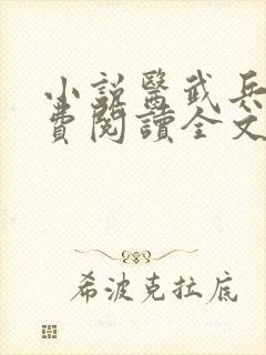 小说医武兵王免费阅读全文