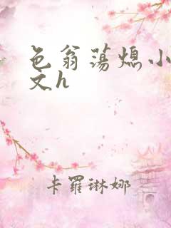 色翁荡熄小说全文h