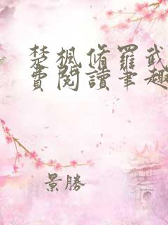 楚枫修罗武神免费阅读笔趣阁