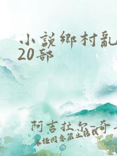 小说乡村乱情第20部
