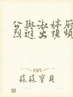 公与淑婷厨房猛烈进出视频中国