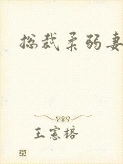 总裁柔弱妻