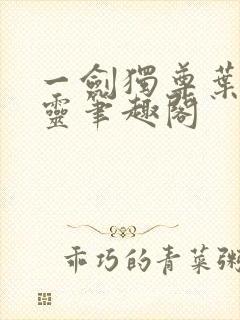 一剑独尊叶玄叶灵笔趣阁