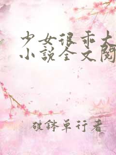 少女很乖大野驴小说全文阅读