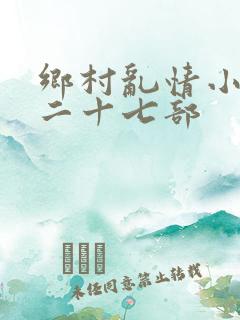 乡村乱情小雷第二十七部