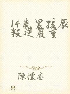 14岁男孩厌学叛逆严重