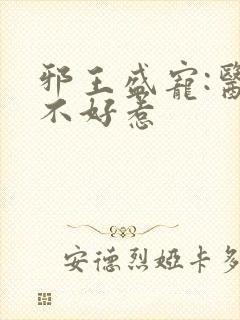 邪王盛宠:医妃不好惹