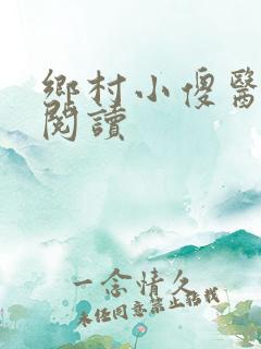 乡村小傻医小说阅读
