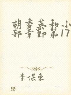 胡秀英和小雷全部章节第17部