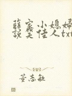薛家小媳妇 小说笑佳人txt下载