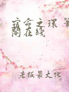 宿命之环 笔趣阁在线