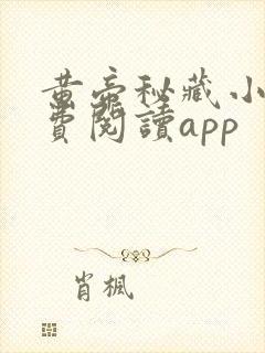 黄帝秘藏小说免费阅读app