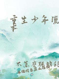 重生少年猎美完本
