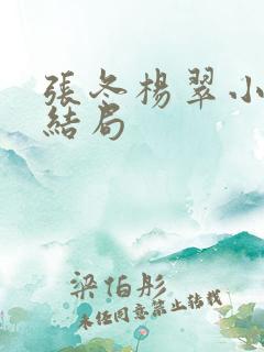 张冬杨翠小说大结局