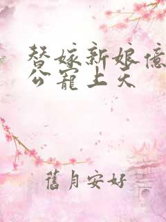 替嫁新娘亿万老公宠上天