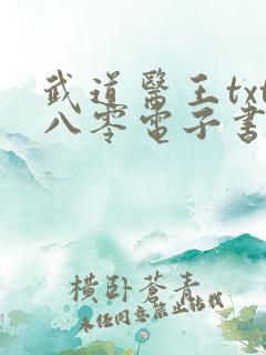 武道医王txt八零电子书