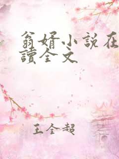 翁婿小说在线阅读全文