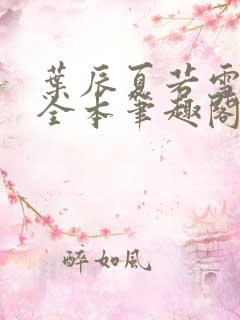 叶辰夏若雪孙怡全本笔趣阁