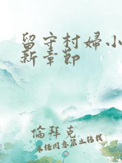 留守村妇小说最新章节