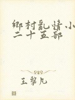 乡村乱情小说第二十五部