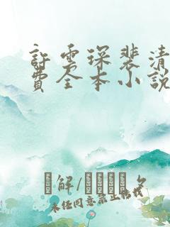 许云琛裴清欢免费全本小说