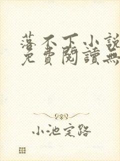 落不下小说全文免费阅读无弹窗