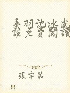 秦羽沈冰岚的小说免费阅读无弹窗