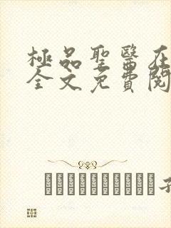 极品圣医在都市全文免费阅读