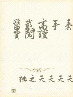 医武高手秦君免费阅读