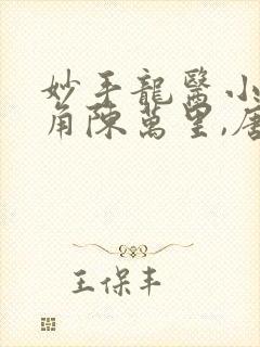 妙手龙医小说主角陈万里,唐嫣然