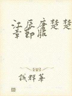 江辰唐楚楚最新章节版