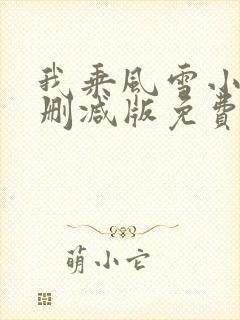 我乘风雪小说无删减版免费阅读