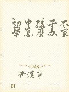 初中孩子不想上学怎么办家长怎么办