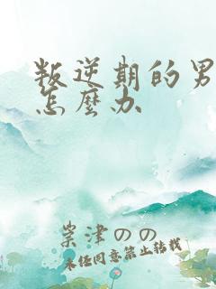 叛逆期的男孩子怎么办