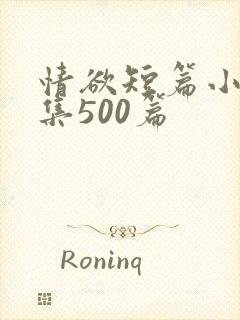 情欲短篇小说合集500篇