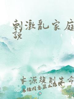 刺激乱家庭伦小说