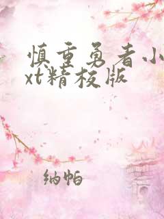 慎重勇者小说txt精校版