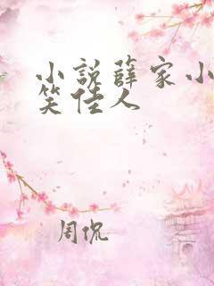 小说薛家小媳妇笑佳人