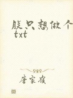 朕只想做个昏君 txt