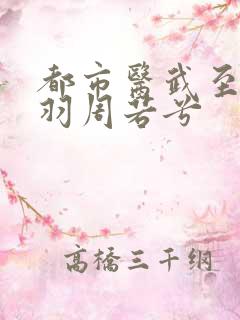 都市医武至尊林羽周若兮