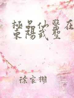 极品仙医在都市东阳武圣