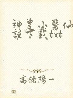 神农小医仙 小说下载txt