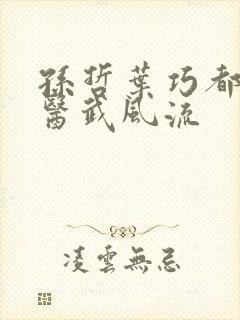孙哲叶巧都市之医武风流