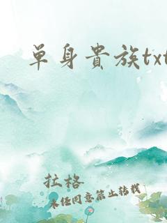 单身贵族txt