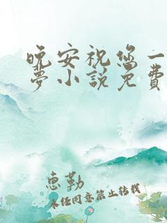晚安祝您一夜好梦小说免费阅读