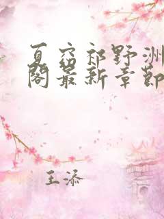 夏窈祁野洲笔趣阁最新章节更新时间