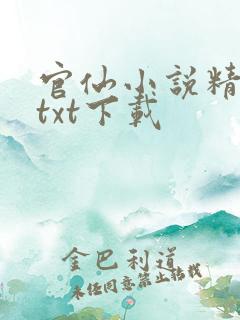 官仙小说精校版txt下载